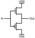 INV transistor diagram